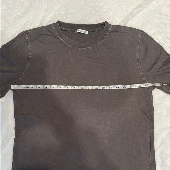 Zara Dark Gray Short Sleeve Tee - Picture 3 of 5